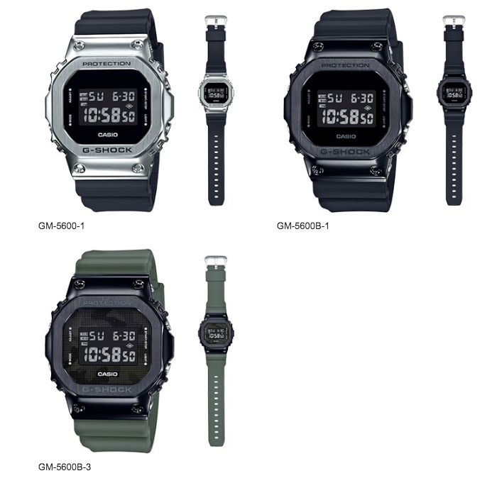 Casio to release square-faced digital G-SHOCK featuring stainless